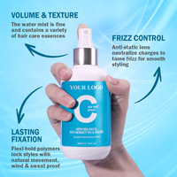 Spray al Sale Marino per Capelli: Texturizzante, Volumizzante, Anti-Crespo, Protezione dal Calore, Tenuta Forte, Formato da Viaggio, Unisex