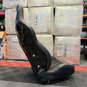 Asientos Deportivos Universales Ajustables de Alta Gama con Fibra de Vidrio y Cuero Sintético, Asientos Modificados para Automóvil con Deslizador de Doble Bloqueo - Product Image 4