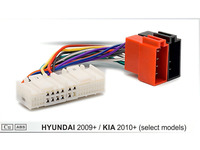 Harness Kabel Radio ISO Otomotif Tembaga XLPE PVC 150mm 12V Cocok untuk HYUNDAI untuk Stereo Mobil 2009+