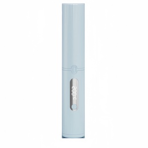 Cepillo Alisador de Cabello Portátil Inalámbrico con Calentamiento MCH, Cerámico, USB, Mini Peine Alisador con Pantalla LCD - Product Image 1