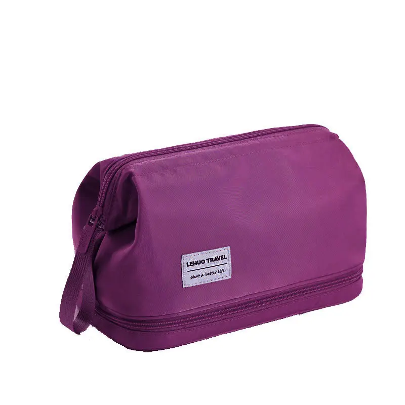 新しい旅行カラフルなメイクアップバッグ小さなPUエコフレンドリーな革の洗面化粧台ポーチレディース化粧品バッグケース