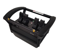 Télécommande industrielle 4 boutons 433 MHz en métal et plastique, batterie rechargeable pour engins de construction, grue, étanche IP68