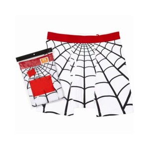 American-style Long-length Mid-rise <strong>Boxer</strong> Briefs Plus-size Spider-themed Base Layer Loose-fit ODM Streetwear Underwear - Product Image 4