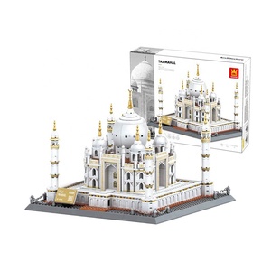 1113 pièces de blocs en plastique ABS, modèle de mosquée célèbre, Masjid Taj Mahal en Inde, design <span class=keywords><strong>grand</strong></span> et détaillé avec rapports de test CPC CE - Product Image 1