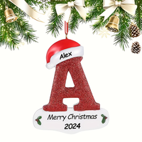 26 Kleine Harz-Bonbon-förmige Hängedekorationen DIY Neujahrs- & Weihnachtsschmuck UV-Bedruckt in Box Verpackt für Zuhause und Feiertage
