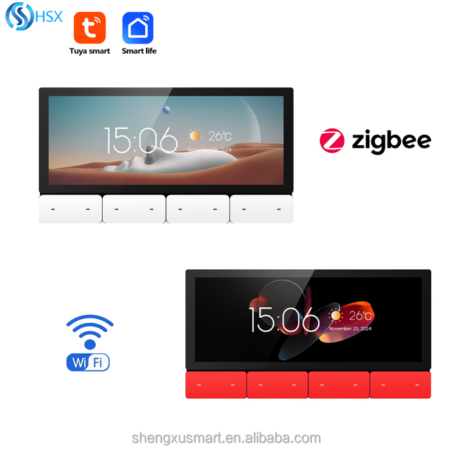 Smart Home Control Panel Multi-functional Touchscreen Infrared Hub Customizable Scenes Lighting for Modern Living