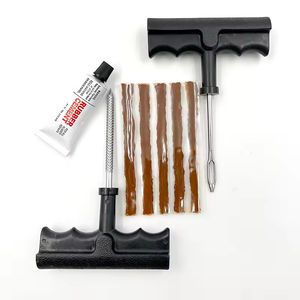 Kit de réparation de pneus de voiture portable, pièces automobiles de <span class=keywords><strong>garage</strong></span>, outil manuel avec bouchon de réparation de <span class=keywords><strong>crevaison</strong></span> sans chambre à air, bouchon de réparation de pneus, outils de réparation de voiture - Product Image 2