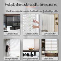 Tirai Rel untuk Motor Tuya Motor Tirai Zigbee Li Baterai Smart Blinds Rantai Motor Zigbee