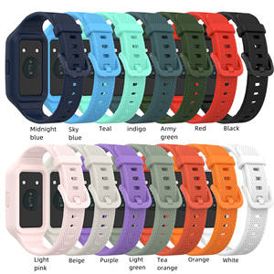 Bracelet de montre en silicone compatible avec le <span class=keywords><strong>Huawei</strong></span> <span class=keywords><strong>Band</strong></span> 7/Honor <span class=keywords><strong>Band</strong></span> <span class=keywords><strong>6</strong></span> 7 Bracelet intelligent de remplacement pour la ceinture <span class=keywords><strong>Huawei</strong></span> <span class=keywords><strong>Band</strong></span> <span class=keywords><strong>6</strong></span> Pro - Product Image 2