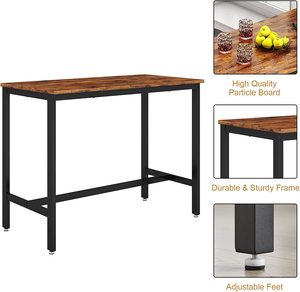 Ensemble <span class=keywords><strong>de</strong></span> table <span class=keywords><strong>de</strong></span> <span class=keywords><strong>bar</strong></span> avec <span class=keywords><strong>4</strong></span> tabourets <span class=keywords><strong>de</strong></span> <span class=keywords><strong>bar</strong></span> ronds, table <span class=keywords><strong>de</strong></span> <span class=keywords><strong>bar</strong></span> moderne et tabourets, ensemble <span class=keywords><strong>de</strong></span> salle à manger <span class=keywords><strong>de</strong></span> comptoir, table <span class=keywords><strong>de</strong></span> cuisine et chaises pour <span class=keywords><strong>4</strong></span> - Product Image 2