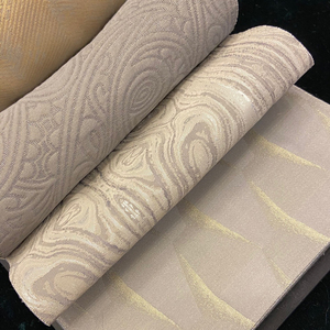 Telas de Jacquard de Lujo en <span class=keywords><strong>Beige</strong></span> Gris con Bordado, Cortinas Únicas para la Sala de Estar - Product Image 2