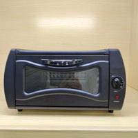 Four tandoor électrique domestique 2100W, 15L, compact, à convection, réglable de 0 à 400 ° Température C pour griller la pizza, griller le naan, en métal