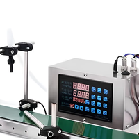 Machine de remplissage de liquides en continu à commande numérique avec pompe à diaphragme électrique automatique, capteur, moteur et PLC pour la vente en gros en ligne