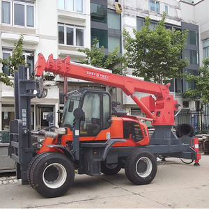 Grúa elevadora para terreno rugoso Carretilla elevadora confiable 3 toneladas 3,5 toneladas 4 toneladas 5 toneladas CE EPA Nueva grúa elevadora todo terreno 4WD - Product Image 4