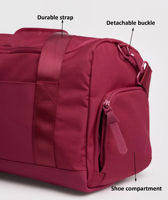 Sac de voyage week-end en toile Oxford imperméable de haute qualité, grande capacité, sac de sport, sac de yoga