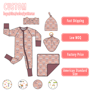 ชุดนอนเด็กวัยหัดเดินแบบมีแม่เหล็กมีซิปแขนยาวสำหรับเด็กวัยหัดเดิน - Product Image 1