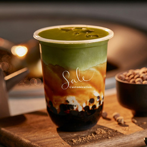 Lokyo bán buôn tùy chỉnh Frosted 500ml lấy đi PP dùng một lần nhựa U Hình Cup cho trà bong bóng - Product Image 4