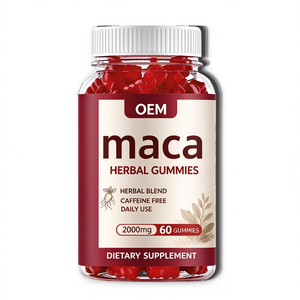 Gomitas Herbales de Raíz de Maca OEM ODM 2000mg 60 Unidades a Granel Proveedor Fabricante de Marca Privada - Product Image 1
