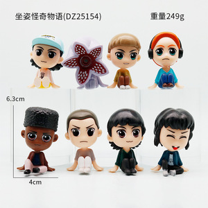 Nouveauté : Lot de 12 figurines d'anime <span class=keywords><strong>Stranger</strong></span> Things, figurines de dessin animé, ornement, cadeau surprise, boîte mystère, cadeaux de Noël - Product Image 2