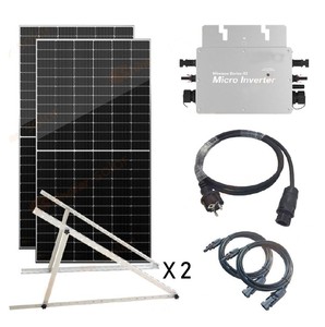 Sistema de Energía Solar para Balcón de 600W de Alta Eficiencia, Silicio Monocristalino con Panel Solar Flexible para Uso Doméstico - Product Image 5