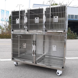 Jaulas Veterinarias de Acero Inoxidable al Mejor Precio en EUR, Jaula para Mascotas para Clínica <span class=keywords><strong>Veterinaria</strong></span>, Jaula para Perros y Gatos para Clínica <span class=keywords><strong>Veterinaria</strong></span> - Product Image 3
