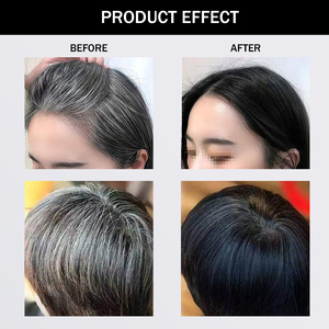 แชมพูย้อมสีผมแชมพูเปลี่ยนสีผมเทาเป็นสีดำปลอดแอมโมเนียแชมพูย้อมผมจากสมุนไพรเกาหลี - Product Image 6