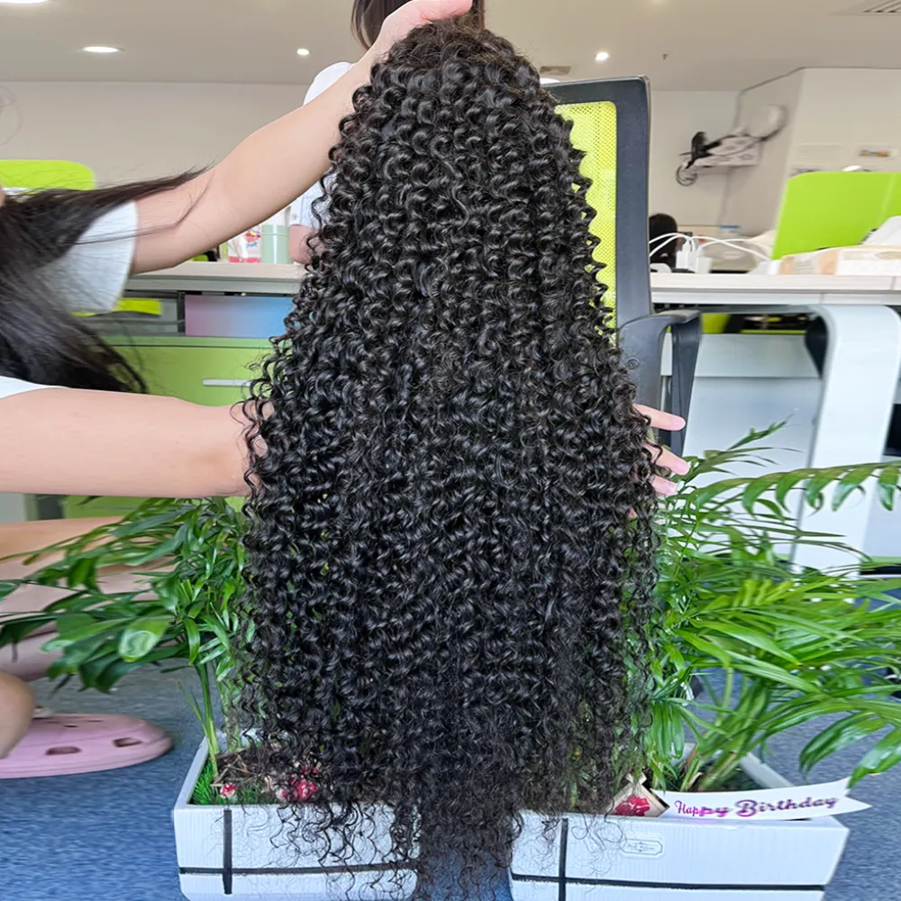 Peruca pré-arrancada brasileira remy 13x4 para bebês, peruca longa de cabelo encaracolado com renda transparente e estilo ondulação profunda