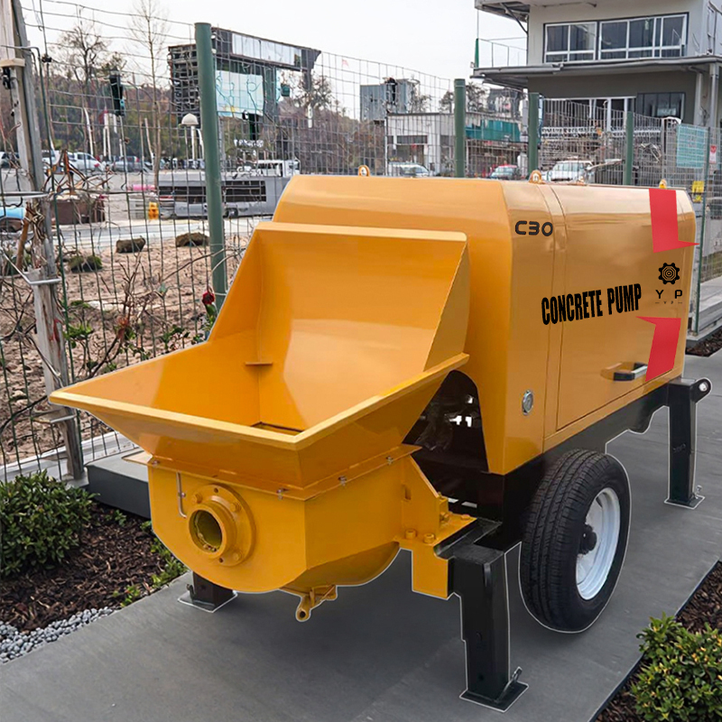Mini Portable Diesel Powered Cement Pumping