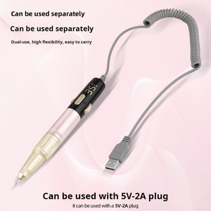 Portable USB <b>Nail</b> Polish Machine with Large Capacity Charging Unloading Tool Set Steel Material <b>Nail</b> Drill Machine 35000 Rpm - Product Image 6