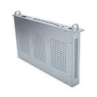 Boîtier en aluminium 1U 2U 3U 19'' pour montage en rack, durable, pour amplificateur audio, projets électroniques, panneau de commande électrique