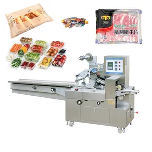 Super Hoge Snelheid JY-620/850 Horizontale Bevroren Voedsel Groente Verpakking Machine/ Flow Verse Fruit Wikkelen Machine
