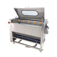Industriële groenteschilmachine, aardappelreinigings- en wortelwasapparatuur voor voedselverwerking