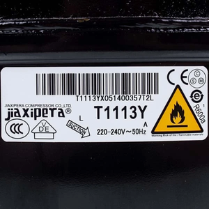Compresseur Jiaxipera T1113Y R600a 220V-240V LBP 152W 8.9cc pour <span class=keywords><strong>réfrigérateur</strong></span>-<span class=keywords><strong>congélateur</strong></span> – Moteur de refroidissement de remplacement - Product Image 5