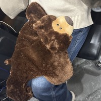 Ours en peluche chaud parfumé à la lavande avec graines de lin et lavande Peluche personnalisée de 50cm