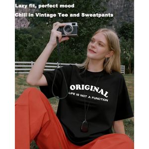 FOXA Men's 3 <b>Pack</b> Vintage Graphic <b>T</b>-<b>Shirts</b> Short Sleeve Cotton Crew Neck Casual Letter Print Unisex Tops - Product Image 5