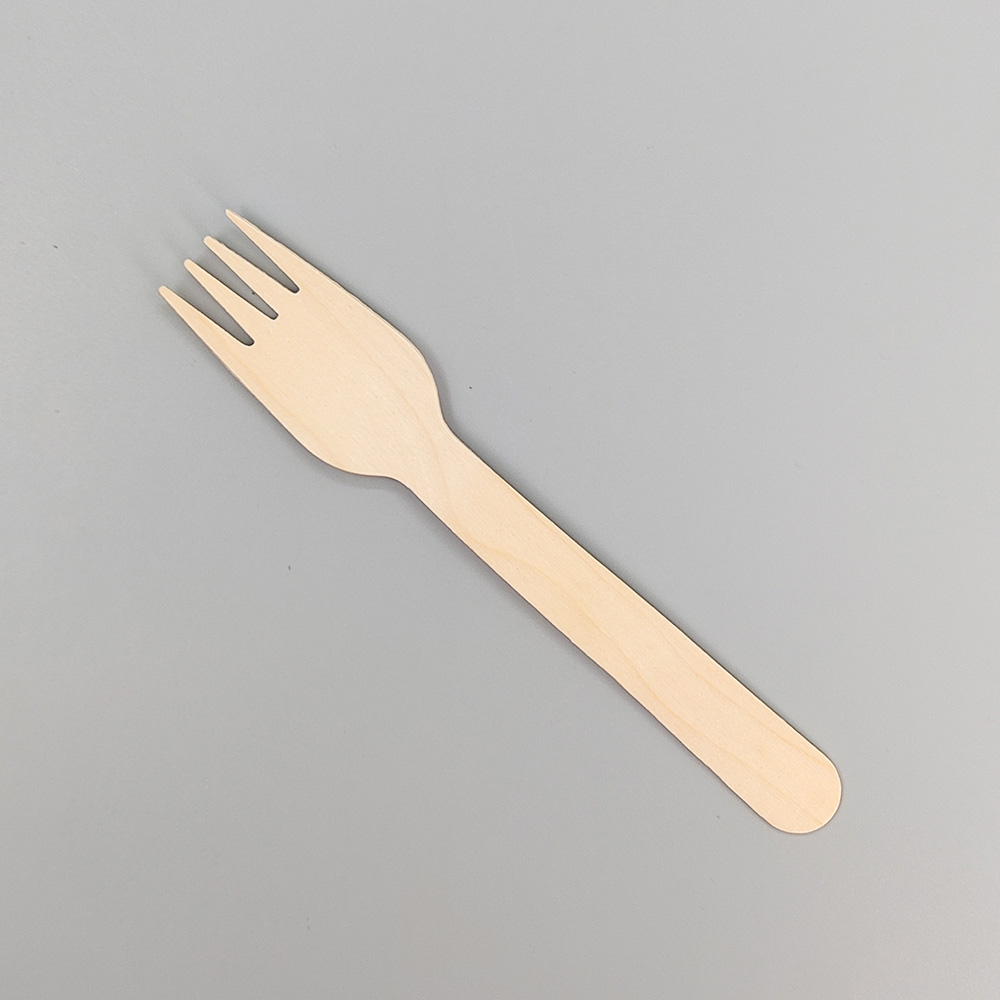 Warmthware Disposable Bagasse Fork Bamboo Fiber Spoon | Eco-friendly Compostable Knife for Picnic |