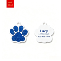 Individuell Gestaltbare PVC-Hundemarke mit QR-Code zur Vermeidung von Verlust, Anpassbare Haustier-ID-Marke