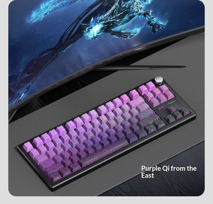 <span class=keywords><strong>Clavier</strong></span> mécanique sans fil USB 2,4 GHz, best-seller, éclairage RGB, 98 touches, anglais, pour jeux E-Sports, sublimation, hot-swappable - Product Image 3