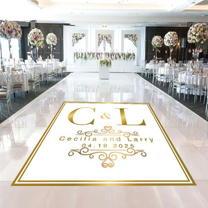 Autocollant de sol de danse de mariage mat/brillant en vinyle PVC résistant aux UV/à l'eau, personnalisable pour anniversaires, fêtes - Product Image 5
