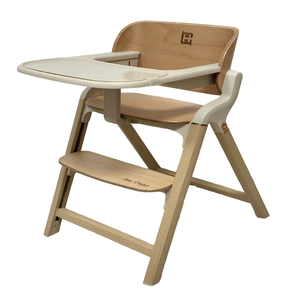 Chaise haute pour bébé en bois réglable en hauteur, chaise haute pour nourrissons et tout-petits <span class=keywords><strong>avec</strong></span> table à manger - Product Image 1