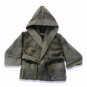 Exclusive Kids Hooded Bathrobe Soft Absorbent Velour Cotton Long Sleeve Baby <b>Towel</b> Luxury Robe for Toddlers and Children - Product Image 2