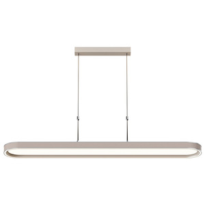 2024 New Modern Minimalist Style Full-Spectrum Pendant <b>Light</b> Fixture for Restaurant <b>Dining</b> Table & Bar Long Strip Ambient <b>Light</b> - Product Image 5