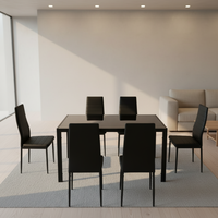 Prix de gros usine – Ensemble moderne de table et chaises de salle à manger pour la maison
