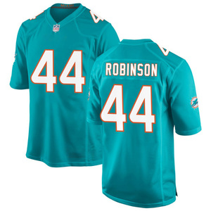 Maillots de football américain personnalisés 2026 Aqua Miami – Tenues brodées pour jeunes avec logos – Vêtements de sport - Product Image 5