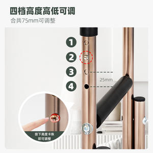 ราวเตียงแบบปรับได้สำหรับผู้ใหญ่สูงอายุรางช่วยเตียงในโรงพยาบาล - Product Image 4