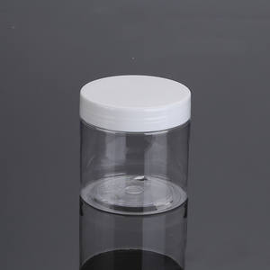 Chine Top Transparent PET Large Bouche Alimentaire Bougie Pot 150/250/350/400/500/600/1000ml Pot En Plastique Transparent Couvercle Écologique Cosmétiques - Product Image 5