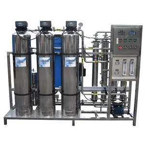 Harga Sistem Perawatan Ro Besi Tahan Karat 1000 Lph 500l/H Pemurni Air Industri Mesin Pabrik Osmosis Balik