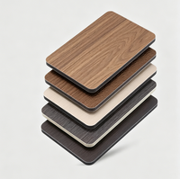 Panneau et planche décoratifs en PVC à texture métallique, placage bois de bambou carbonisé / fibre de carbone cristalline, 1.22*2.44/2.90mm