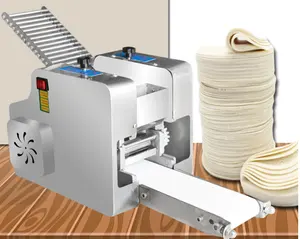 Komersial Otomatis Meja Pangsit Otomatis Empanada Toko Pizza Pangsit Adonan Kulit Pembungkus Membuat Mesin