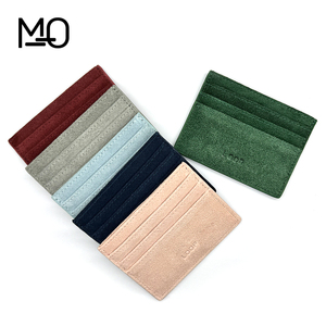 Novo Design 2025 Ultra Fino Couro RFID Cartão <span class=keywords><strong>De</strong></span> Crédito Carteira Vários Slots <span class=keywords><strong>De</strong></span> Cartão Com Personalizado Em Relevo Padrão Logotipo - Product Image 3